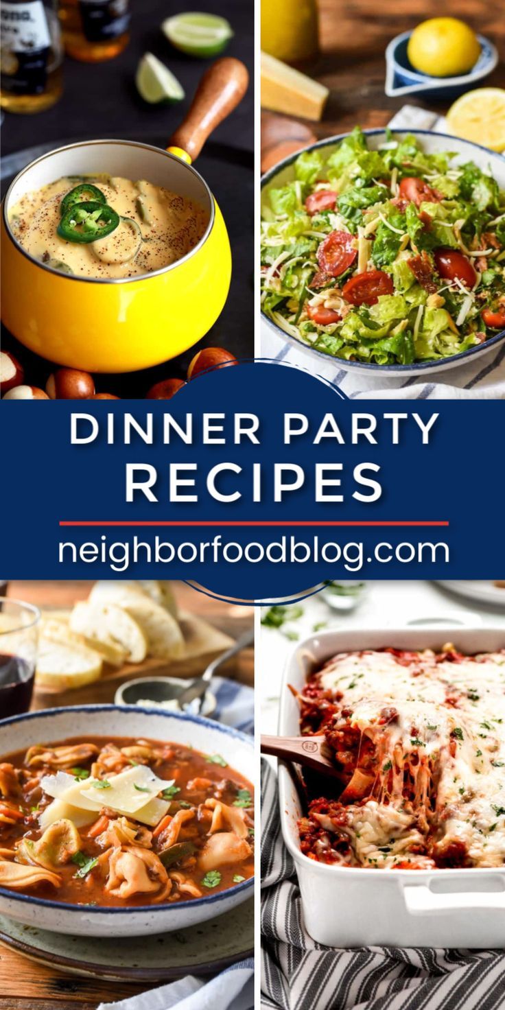 These dinner party recipes are perfect for any occasion and your guests