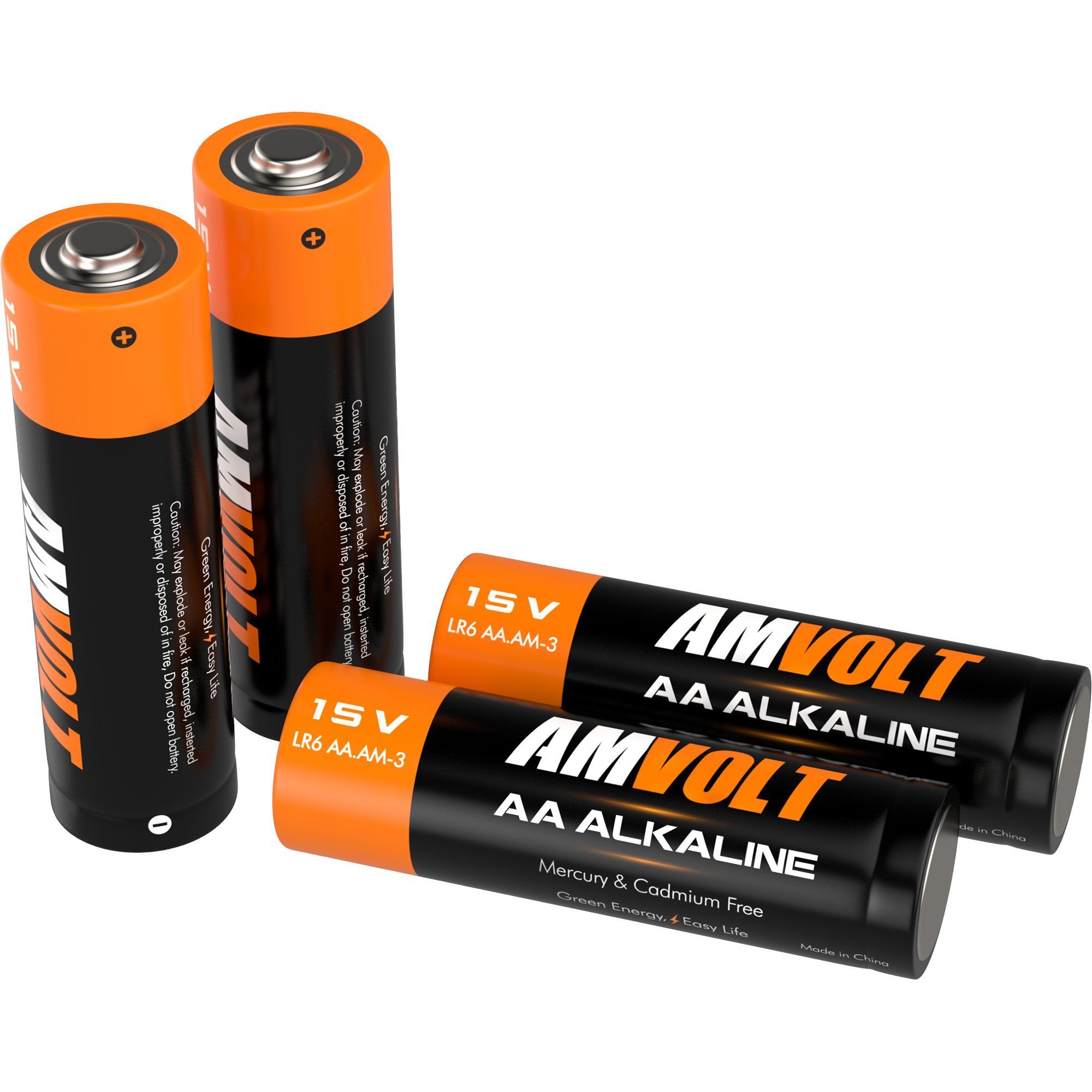 20 Pack AA Batteries Premium LR6 Alkaline Battery 1.5 Volt Non