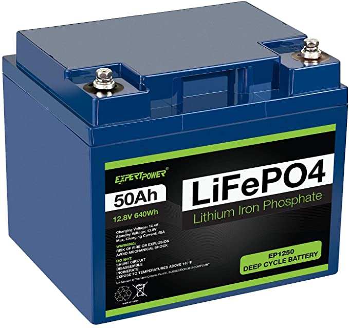 Amazon.com: ExpertPower 12V 10Ah Lithium LiFePO4 Deep Cycle