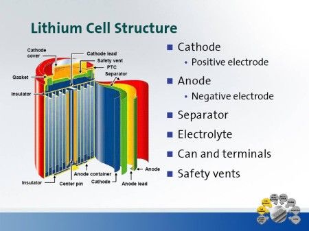 Lithium Cell Structure | Cell structure, Cell, Alternative energy