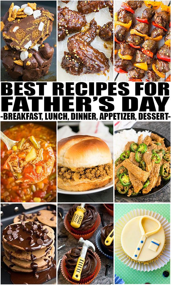 Father’s Day Recipes (Breakfast, Lunch, Dinner, Dessert) | Dinner