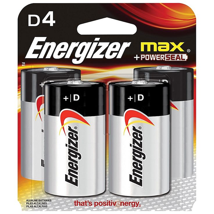 Energizer® Max 4-Pack D 1.5-Volt Alkaline Batteries | Bed Bath & Beyond