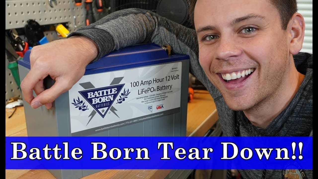 $950 "Battle Born" Battery Tear Down | Tear down, Deep cycle battery