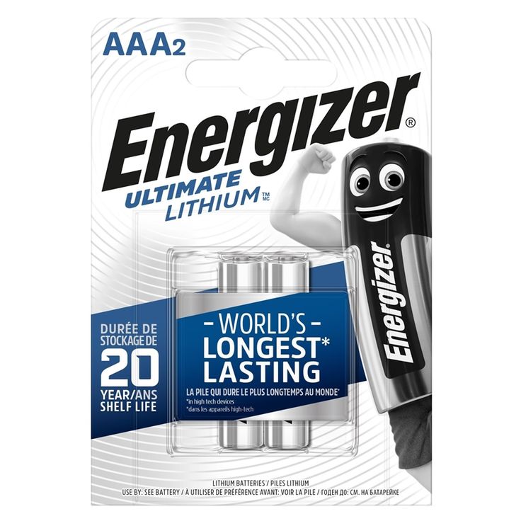 Energizer Ultimate Lithium AAA Batteries - 2 Pack in 2021 | Energizer